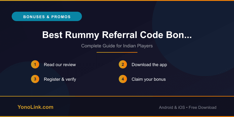Best Rummy Referral Code Bonus Apps 2026 — Earn Rs.200+ Per Friend