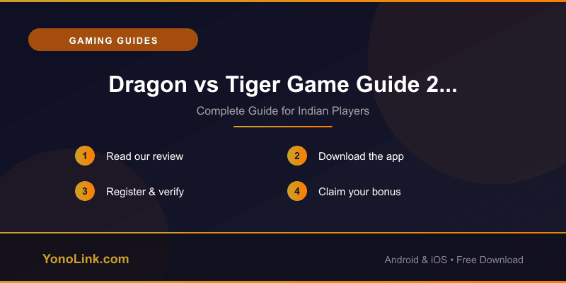 Dragon vs Tiger Game Guide 2026 — Rules, Tips & Best Apps in India